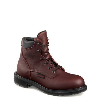 Red Wing Férfi SuperSole 2.0 6-inch Safety Toe Munkavédelmi Bakancs Barna